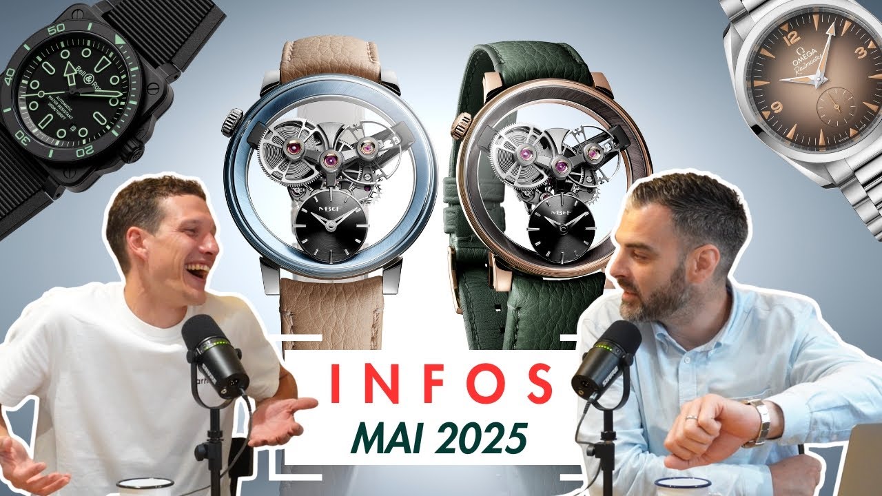 #INFOS - Retour sur les actualités horlogères du moi de mai 2025 !