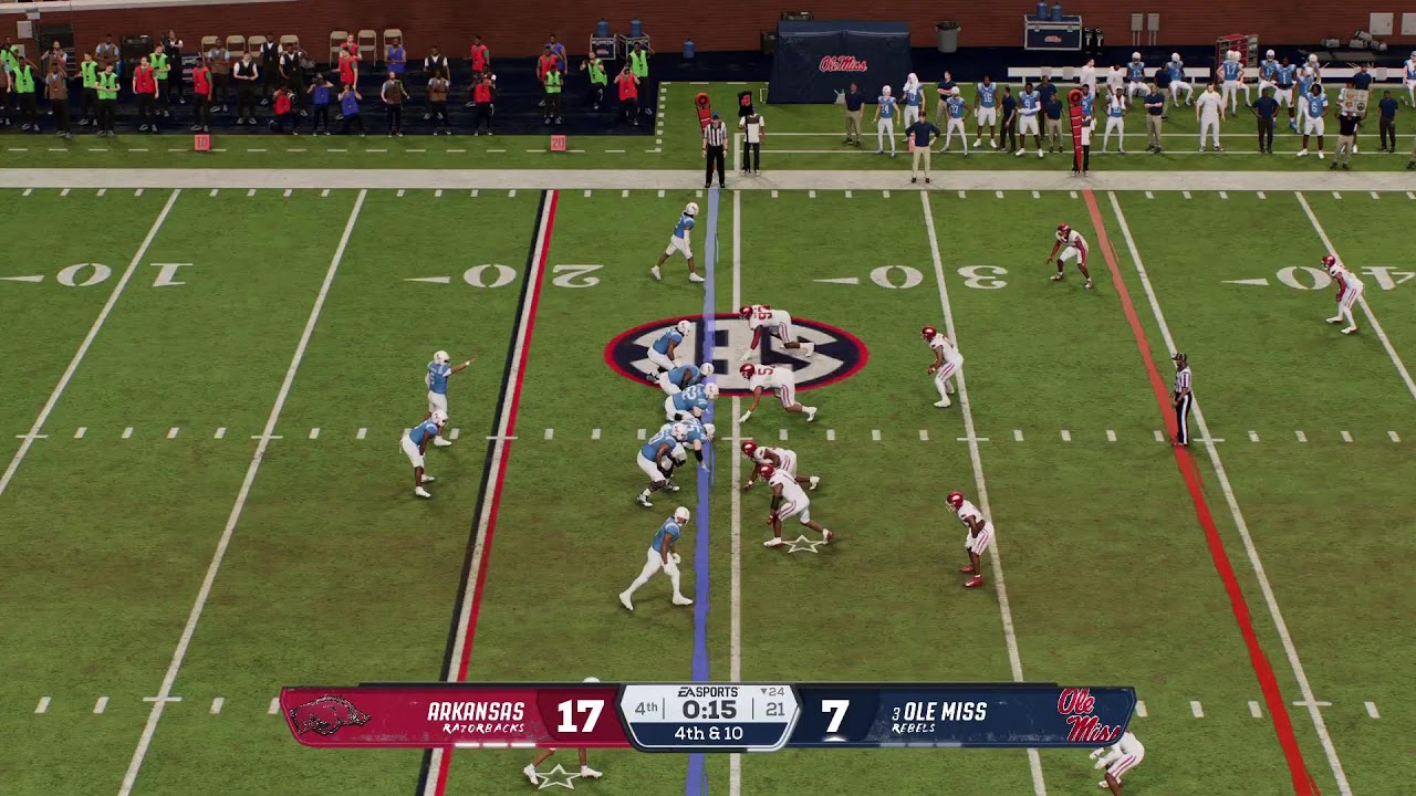EA Sports College Football 26 Week 3 Arkansas Razorbacks Vs Ole Miss Rebels