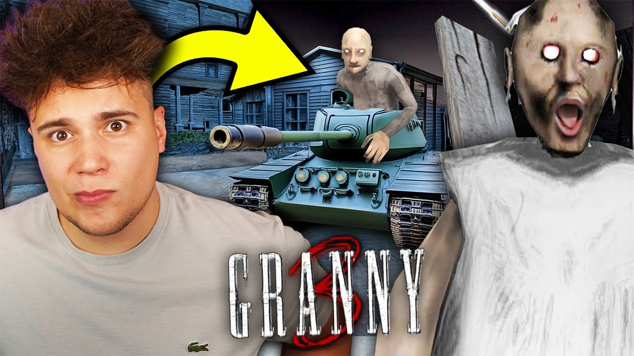 UKRADŁEM BABCI CZOŁG?! | GRANNY 3 [NOWY ENDING + CZOŁG] PT. 2