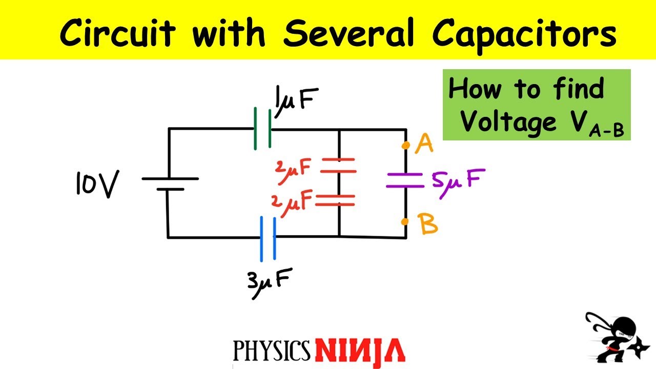 Circuit with Several Capacitors