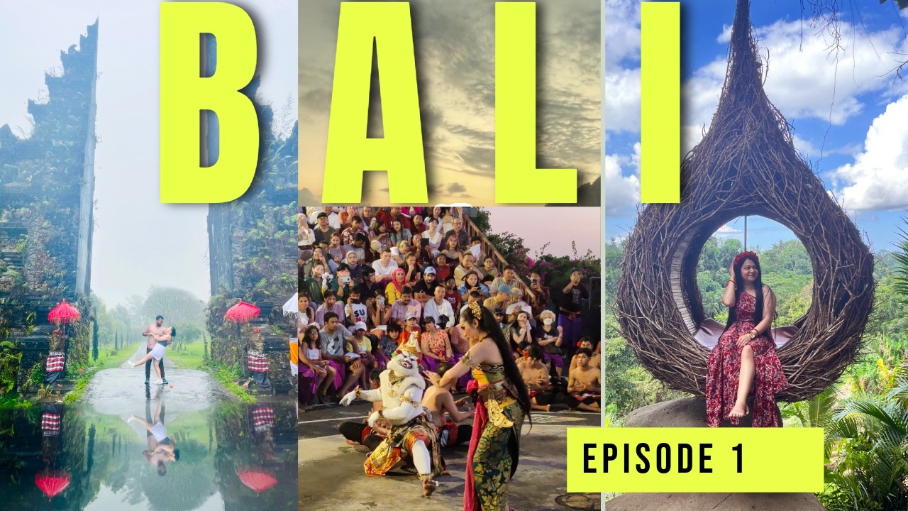 India to Bali Day 1|  Uluwatu Temple, Kecak Ramayana Show & Discovery Kartika Plaza Hotel Tour
