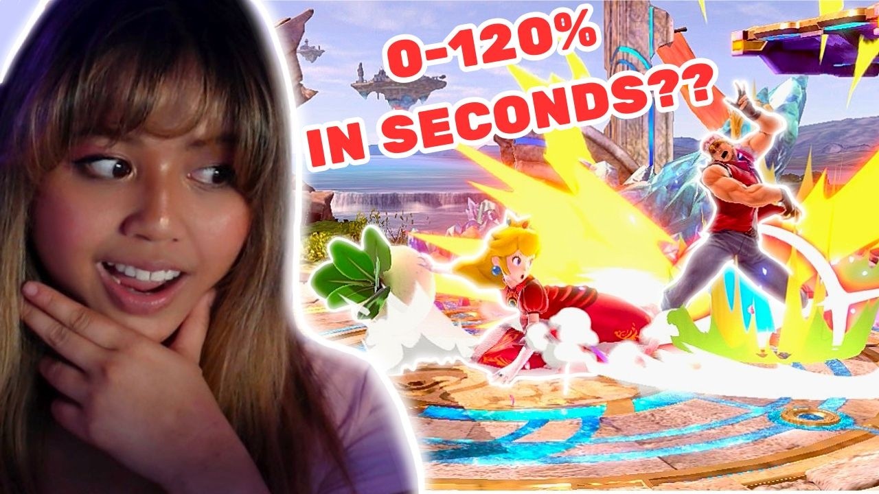 Watch me SLAY with Peach in Smash Bros!