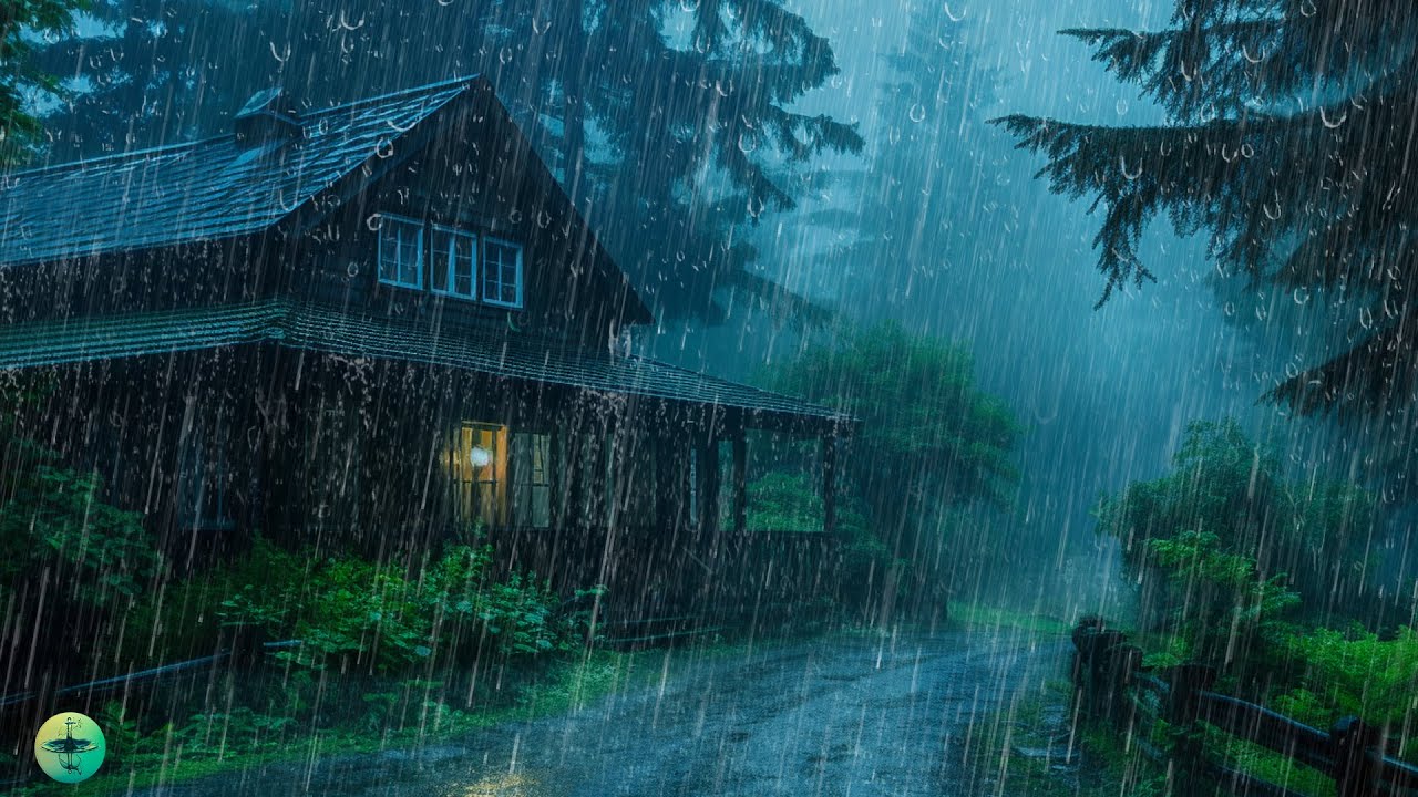 Chuva Perfeita para Dormir Bem - Barulho de Chuva e Trovoadas para Paz e uma noite de sono profundo