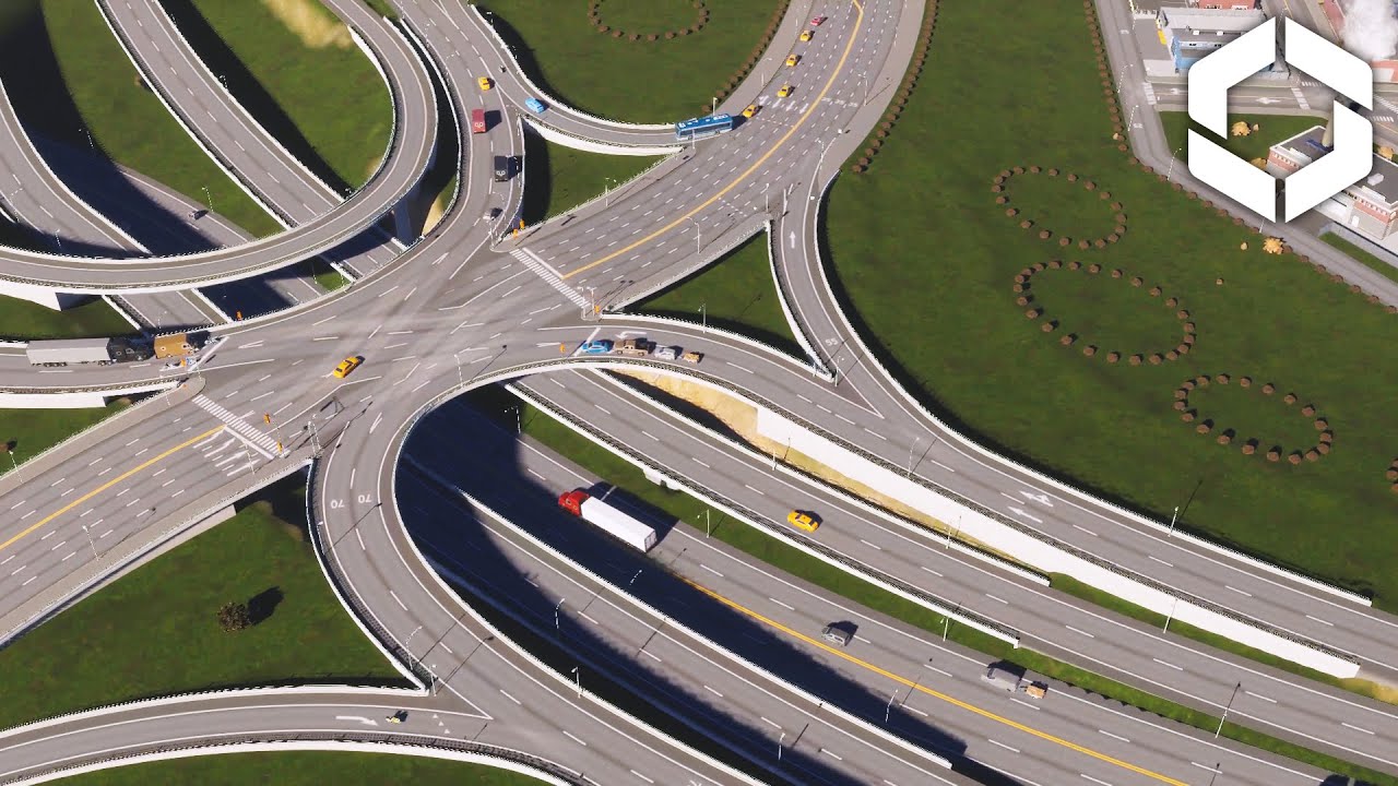 Rebuilding interchange and adding a Single-point highway exit | Cities Skylines 2 | Salmon City EP18