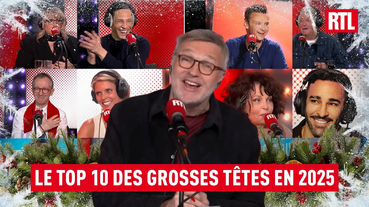 Les Grosses Têtes : le top 10 des vidéos les plus vues en 2025