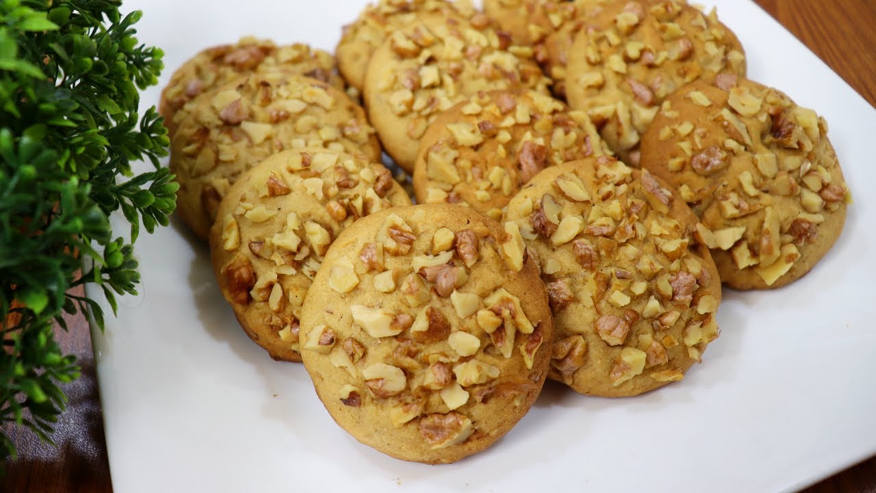 Delicious Coffee Walnut Biscuits Recipe | Cookies Recipe | Walnut Biscuits