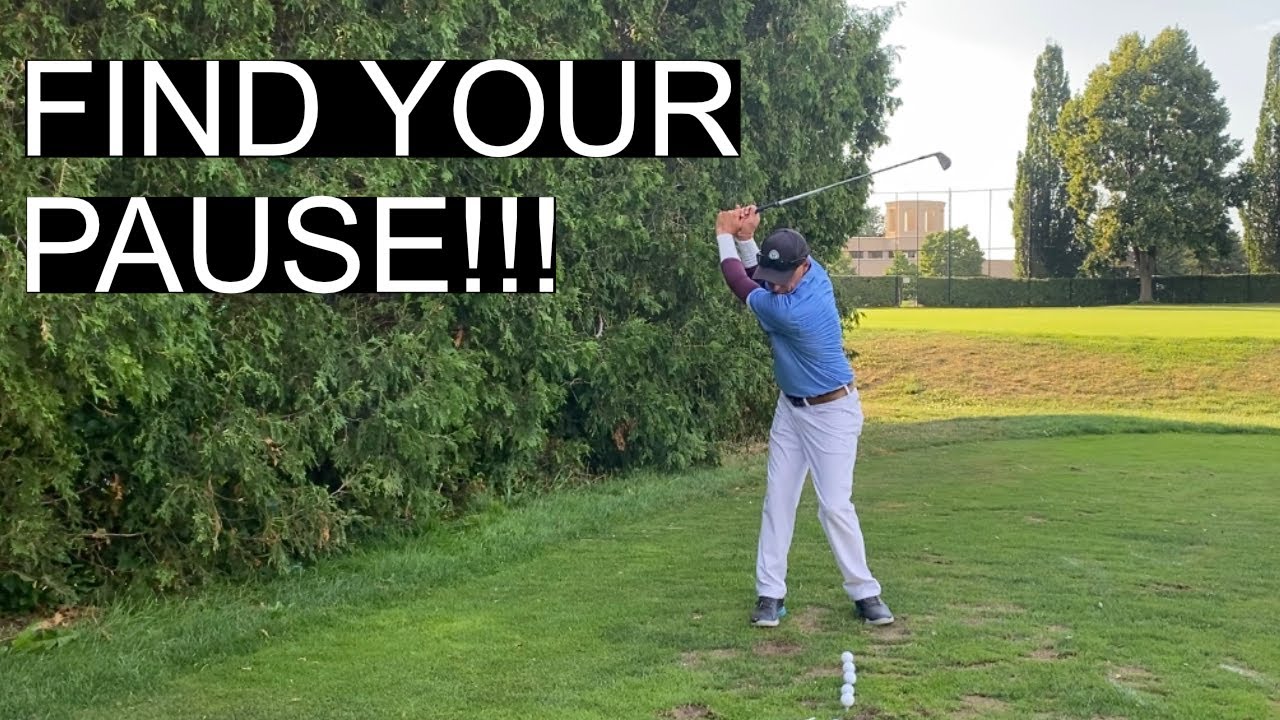 GOLF TIPS: HOW TO PAUSE THE TOP OF THE BACKSWING FOR BEST CONTROL!!!