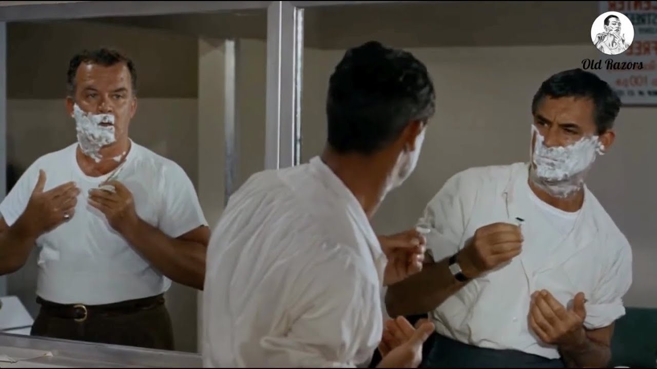 1959 North by Northwest Shaving Scene: Hitchcock's Shaving Masterpiece