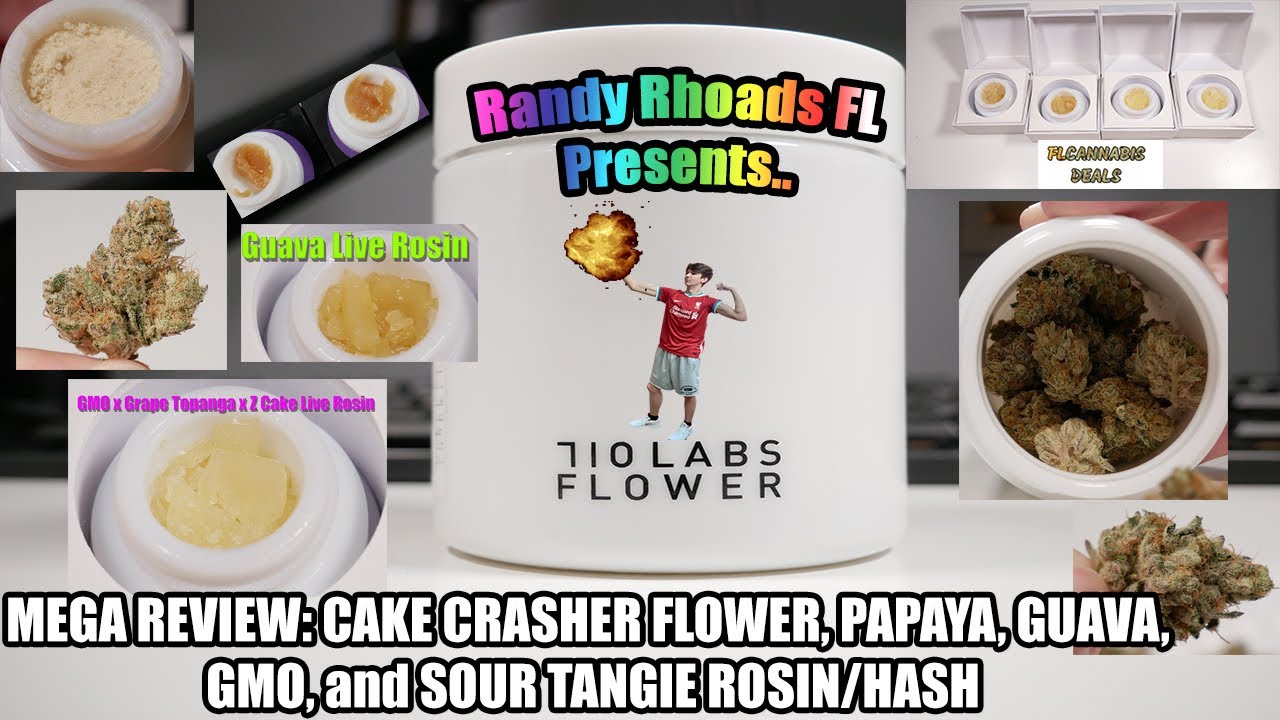 Papaya PersySauce, Guava+GMO+Sour Tangie Rosin+Hash, Cake Crasher Flower (710 LABS) | Strain Review