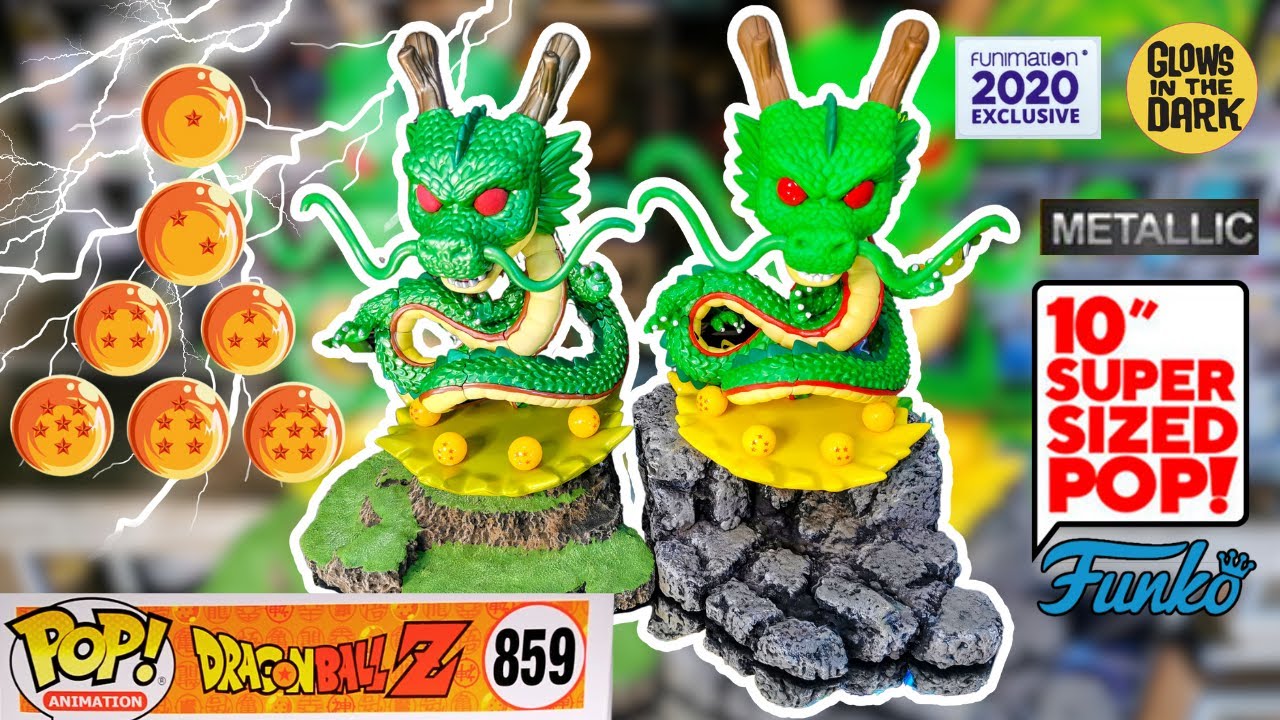 DRAGON BALL Z FUNKO POP SHENLONG #859 10 дюймов || METÁLICO GLOW IN THE DARK FUNIMATION #dragonball