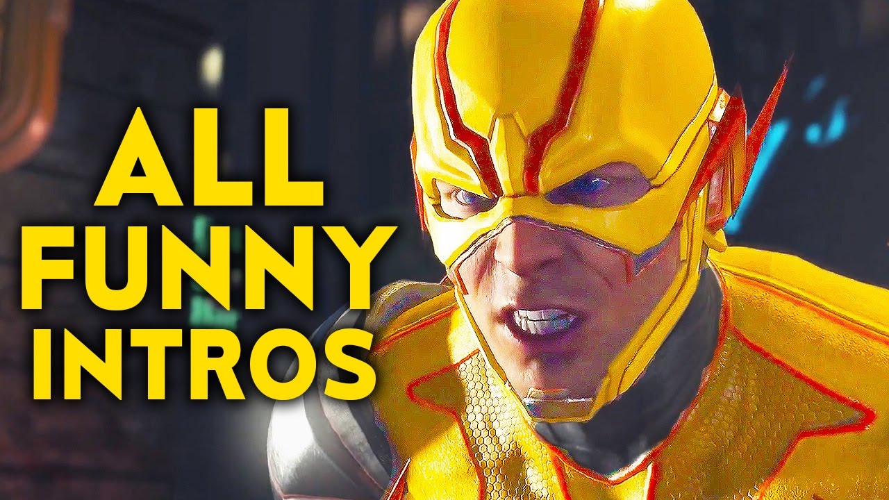 INJUSTICE 2 ALL Funniest Intros Dialogues Funny Character Banter Interaction