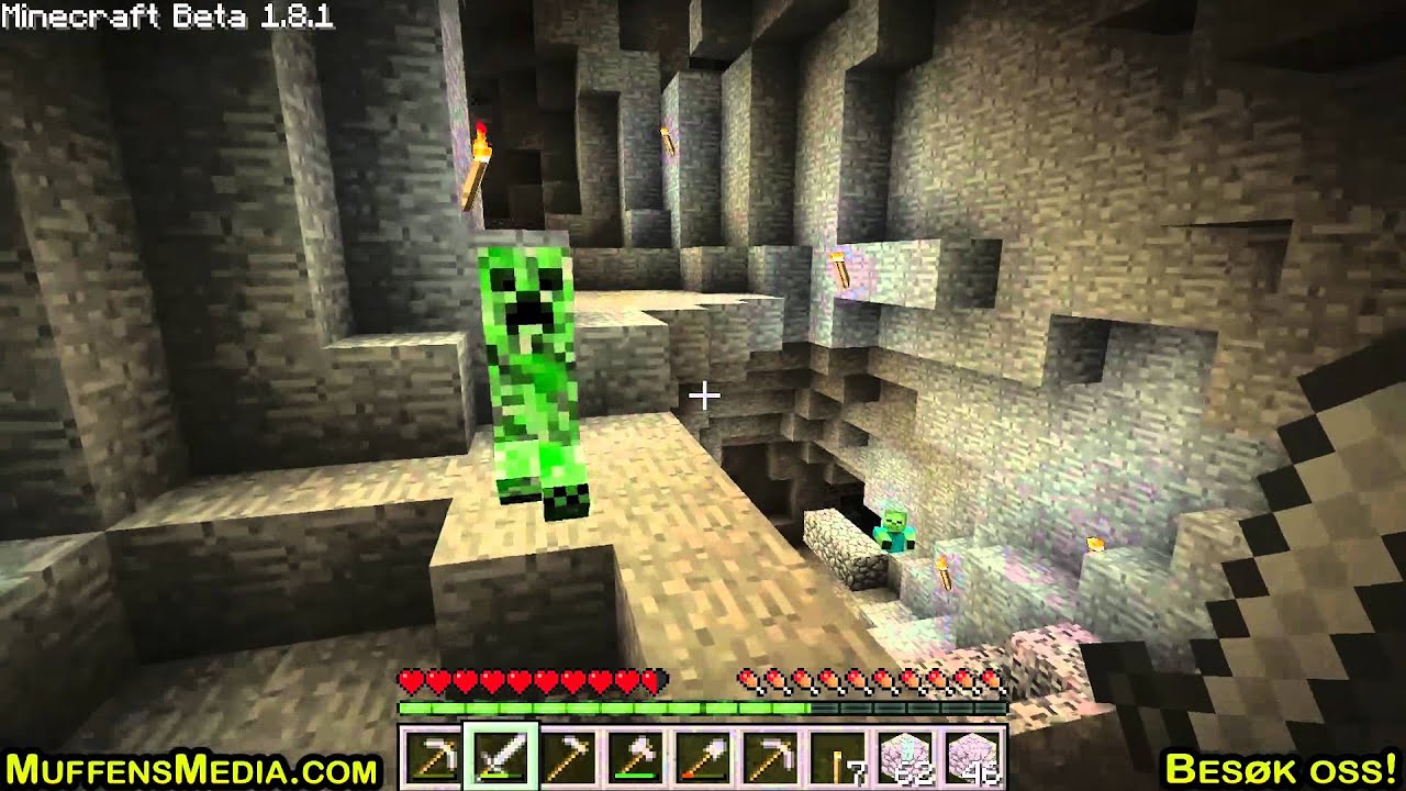 En mann og en creeper