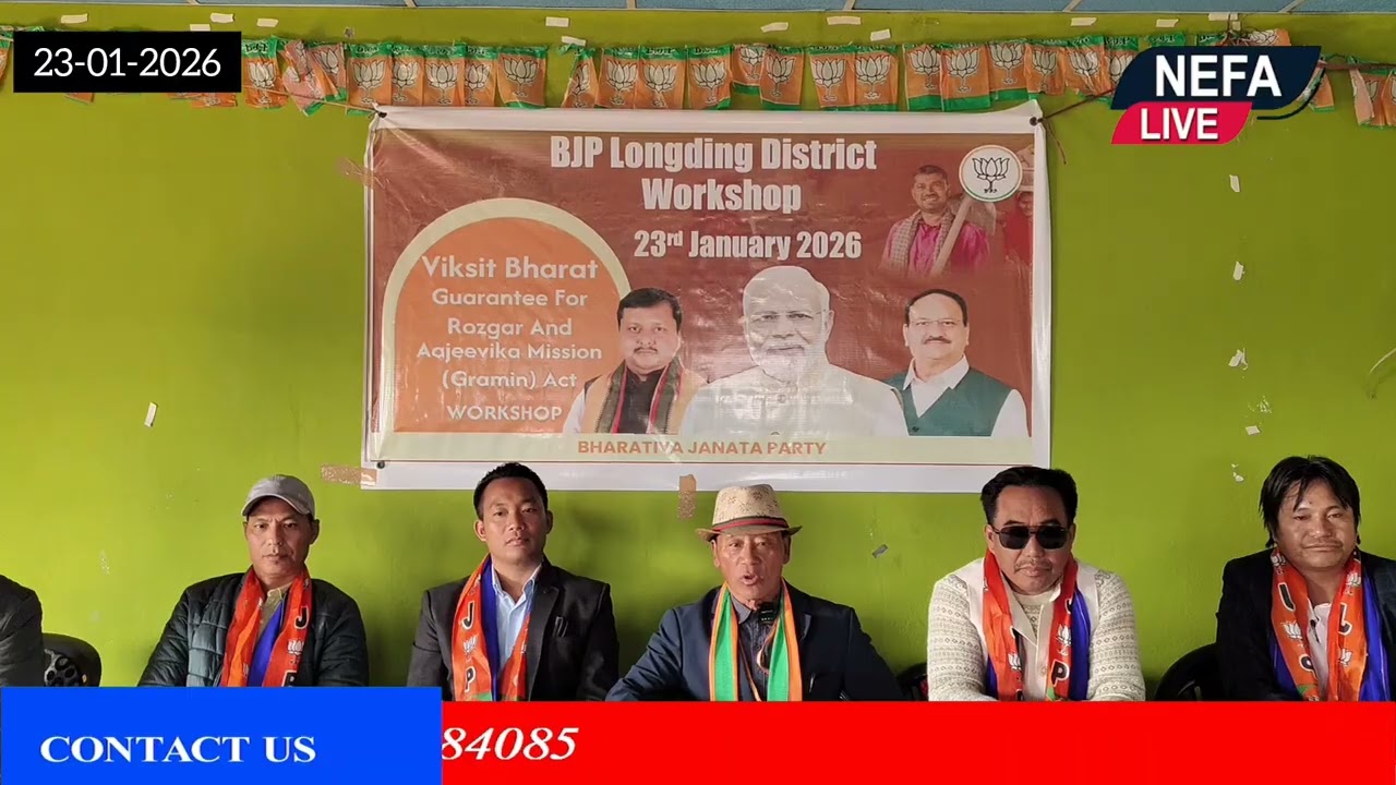 BJP Longding District Conducts Workshop on VB-GRAM G Act 