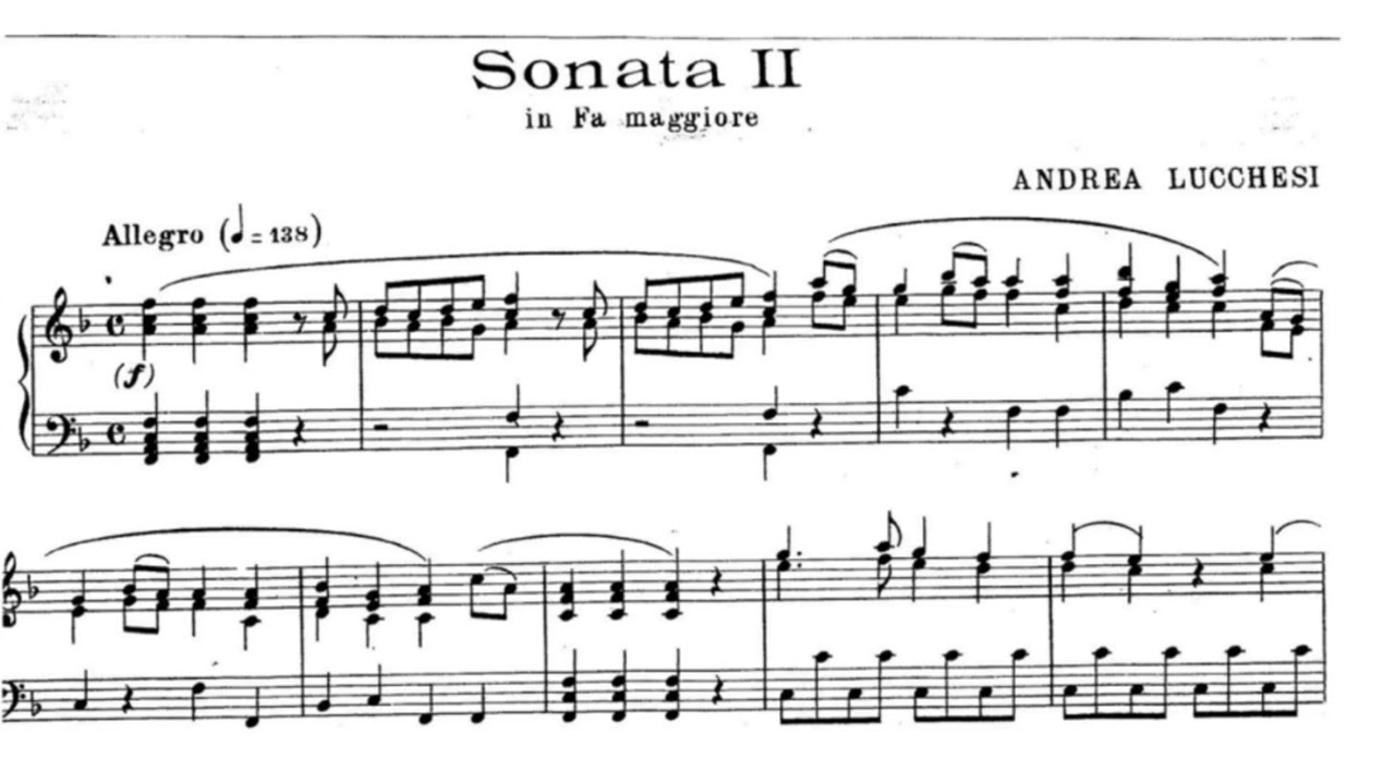 Andrea Lucchesi - Sonata II in Fa