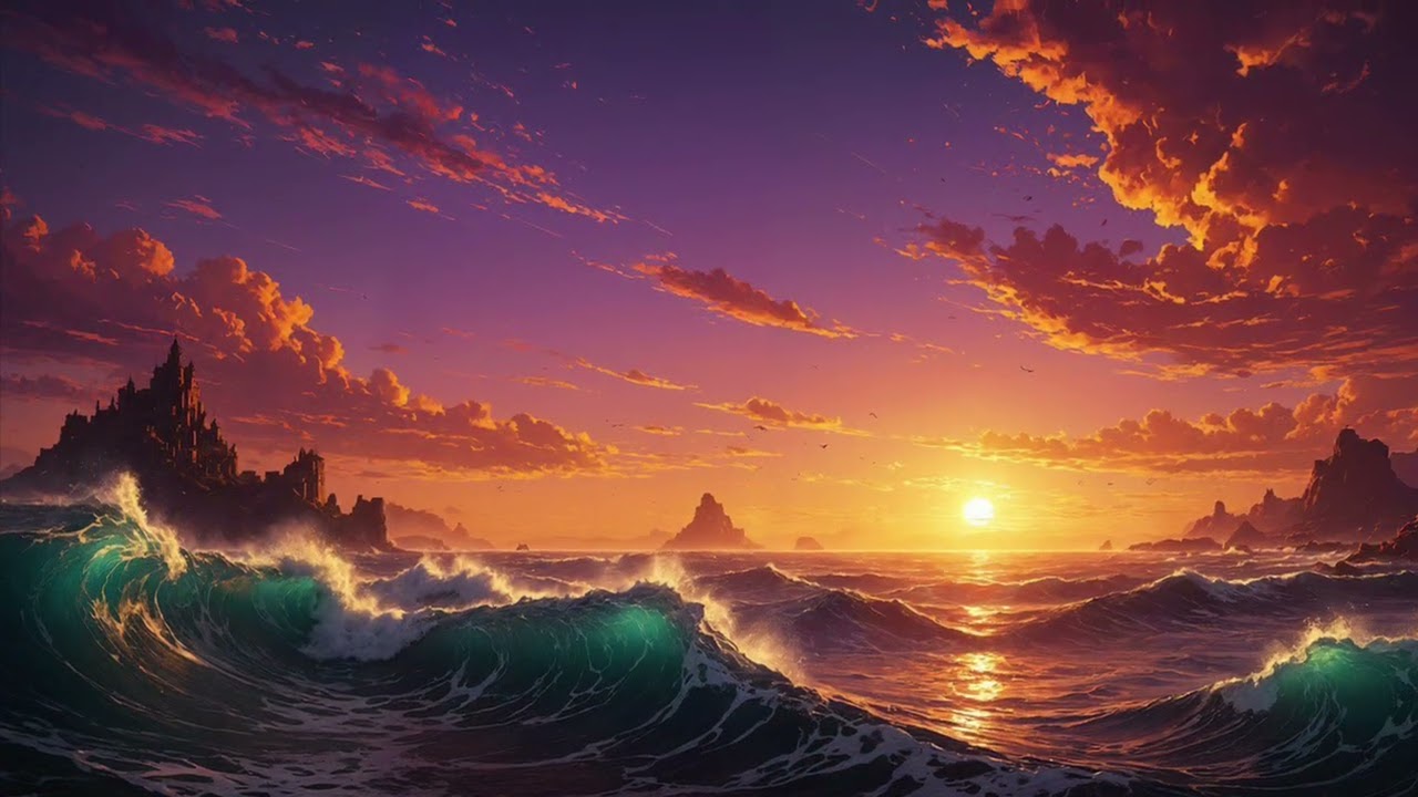 ASMR Birdsong-Sea-Sunrise awakening sounds. Stil picture. Relax. Sounds of Mossel Bay. 