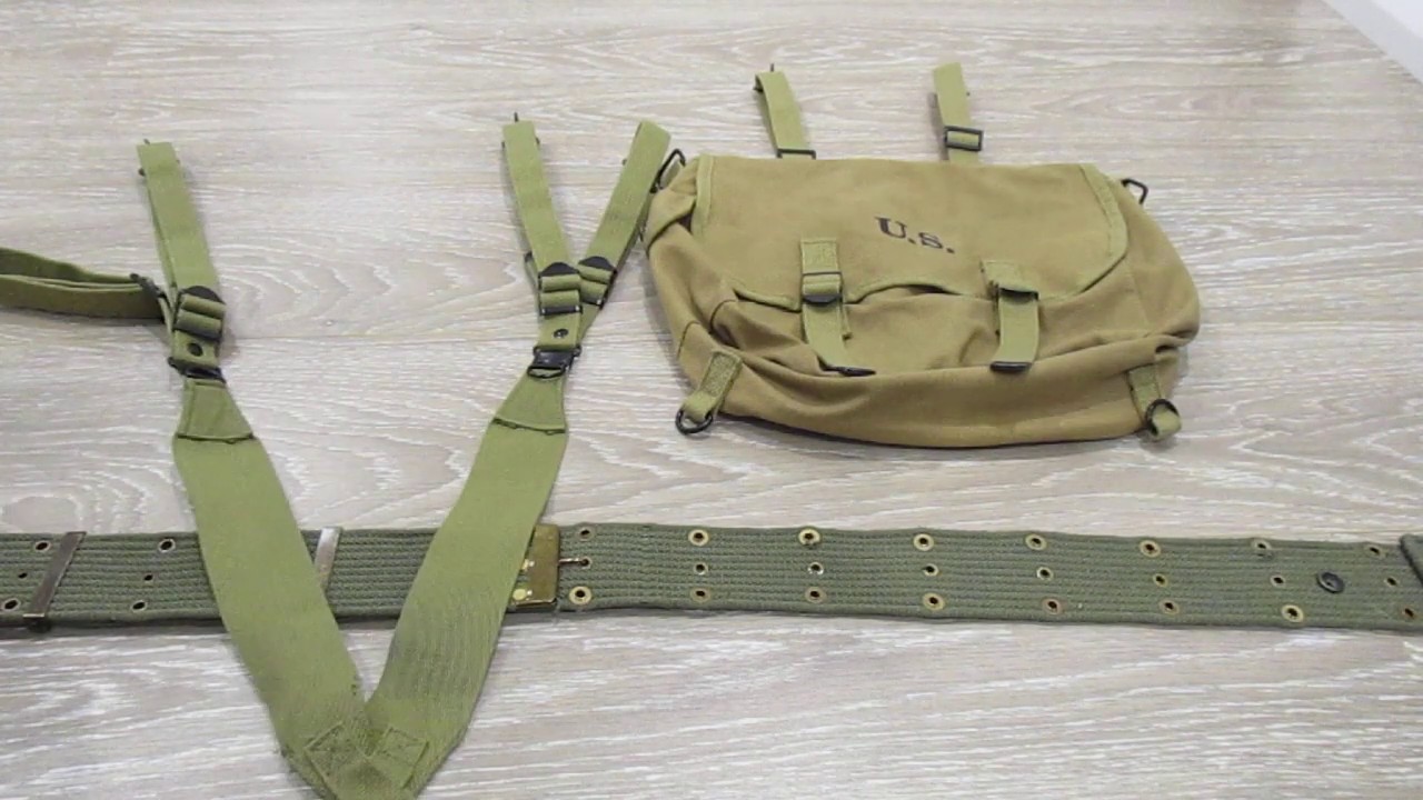 How to attach your us suspenders to a musette bag