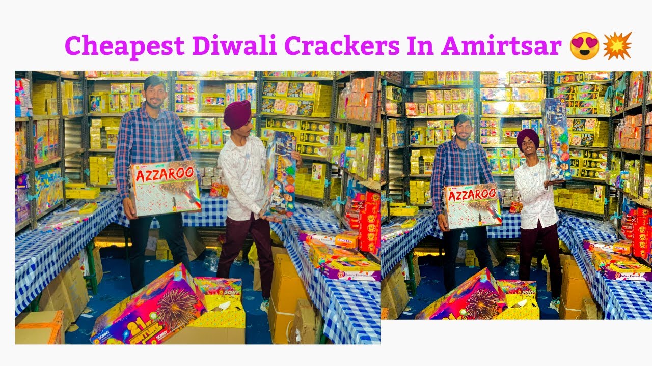 🤩 Cheapest Diwali Market In Amirtsar 💥🔥 | Sky Shot , Unique Shot , Rockets