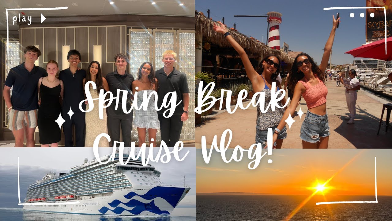 SPRING BREAK CRUISE VLOG TO MEXICO (teen club, friends, pool, and more!)
