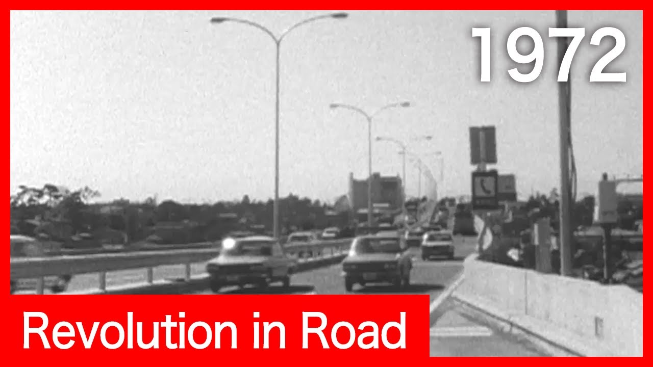 Revolution in Road , 1972   (東京の道路 - 昭和47年)