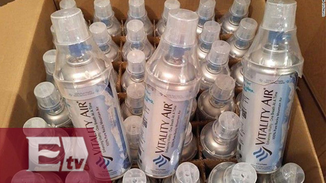 Venden en China aire puro embotellado por altos niveles de smog/ Paola Barquet