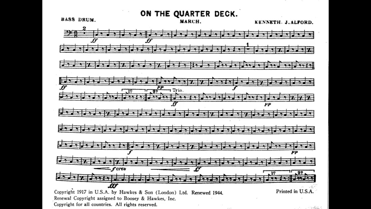 On the Quarterdeck - BASS DRUM