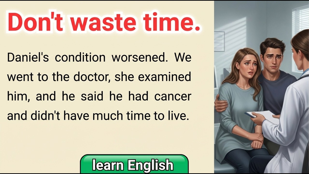 Learn English with Stories ⭐ Don't waste time. | Level 3 English Listening & Speaking Practice