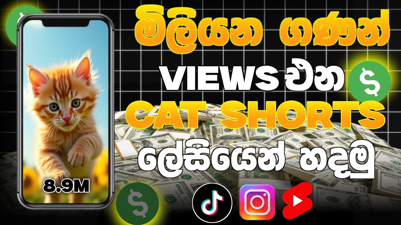 Viral යන පූසන්ගේ Video හදමු | How to Make AI- Generated Cat Short Videos🙀