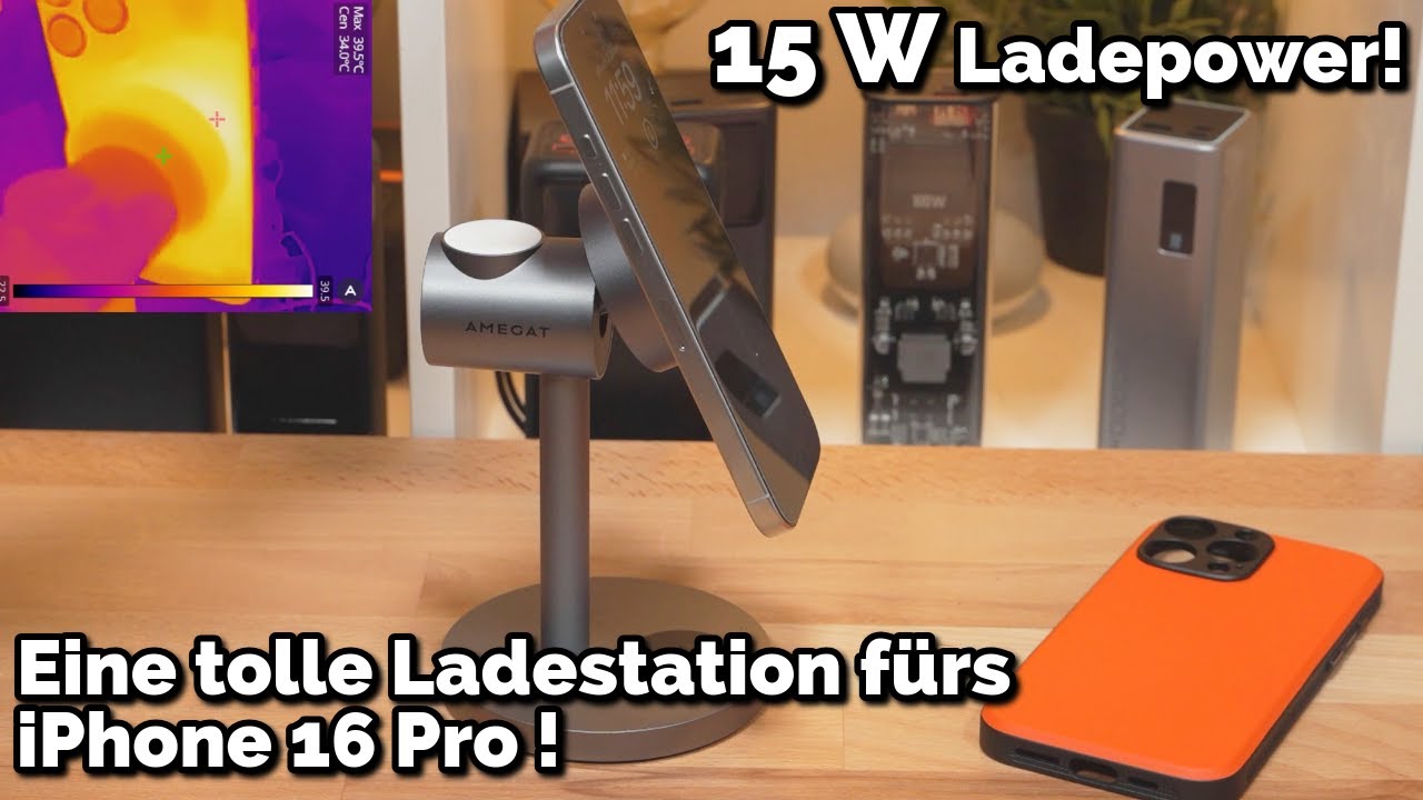 AMEGAT MagFusion 3-in-1 im Test: Top Ladestation für iPhone 16 Pro