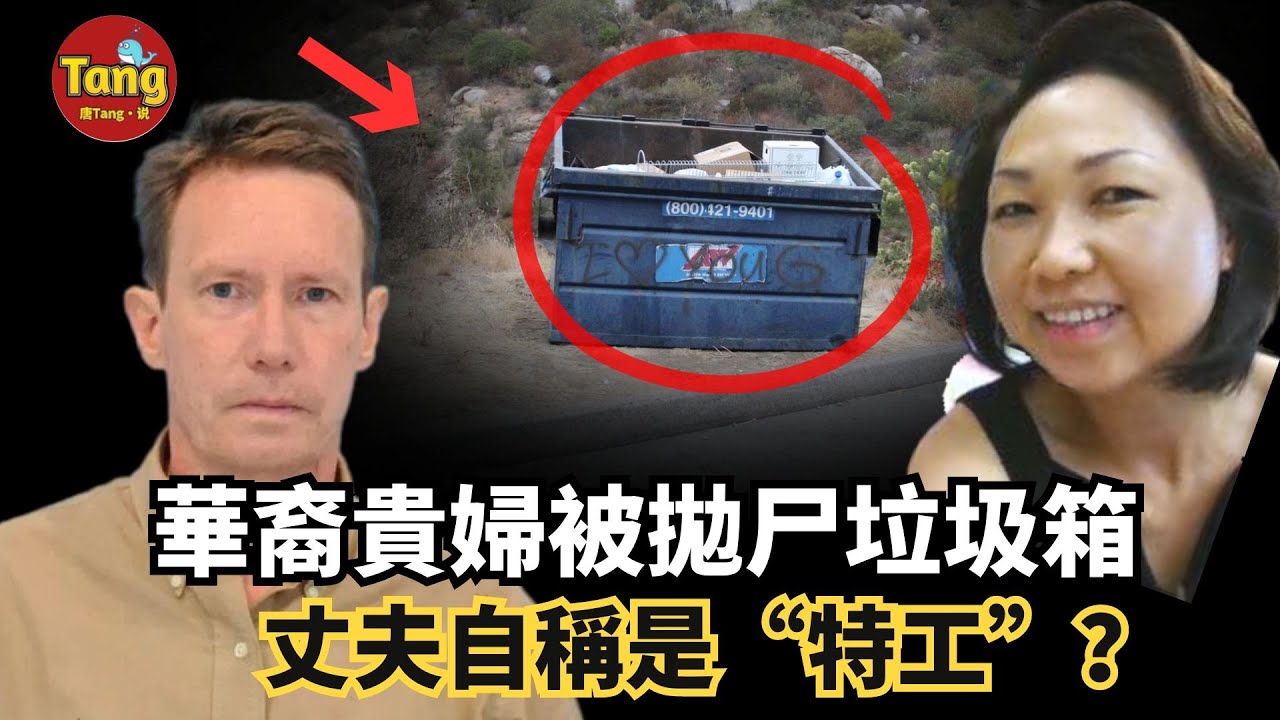 華裔貴婦被拋尸垃圾箱，千萬富豪丈夫化身“特工”秘密逃亡，錢財散盡終成甕中鱉！ #案件 #謀殺 #真相 @TangtangSay