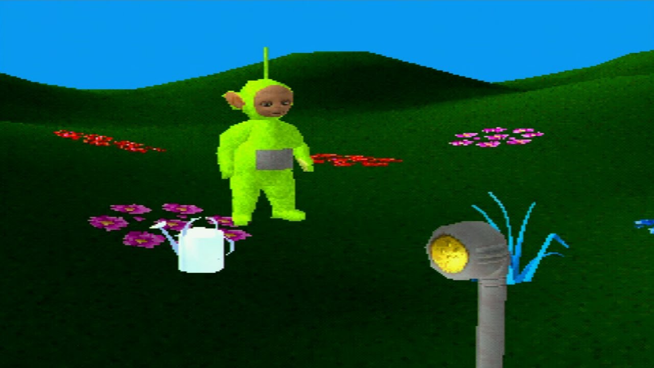 Play With The Teletubbies (UK Version) PS1 Playthrough Part 2: Dipsy