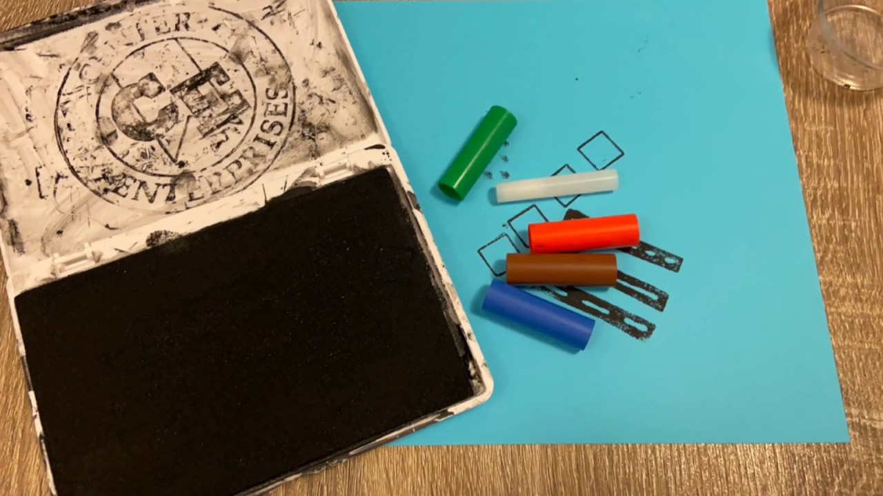 Printmaking using found objects