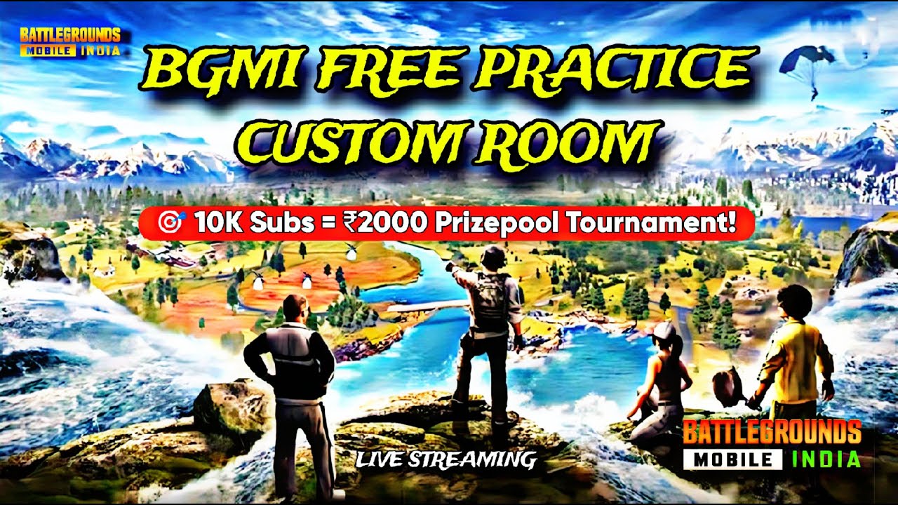 BGMI FREE PRACTICE ROOM | BLACK HEART YT LIVE