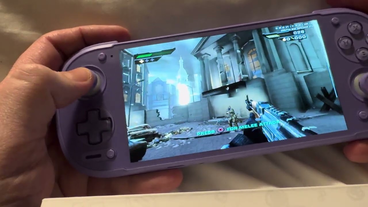 RETROID POCKET 6 PS2 Gameplay Black