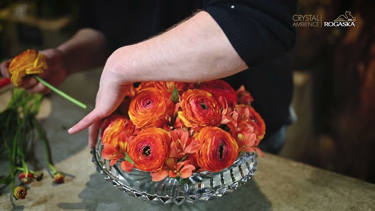 Flower arrangements - tricks and tips - Oceania vase and bowl
