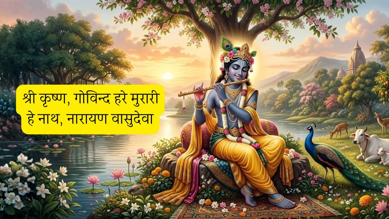 श्री कृष्ण गोविन्द हरे मुरारी | Shri Krishna Govind Hare Murari | Beautiful Krishna Bhajan