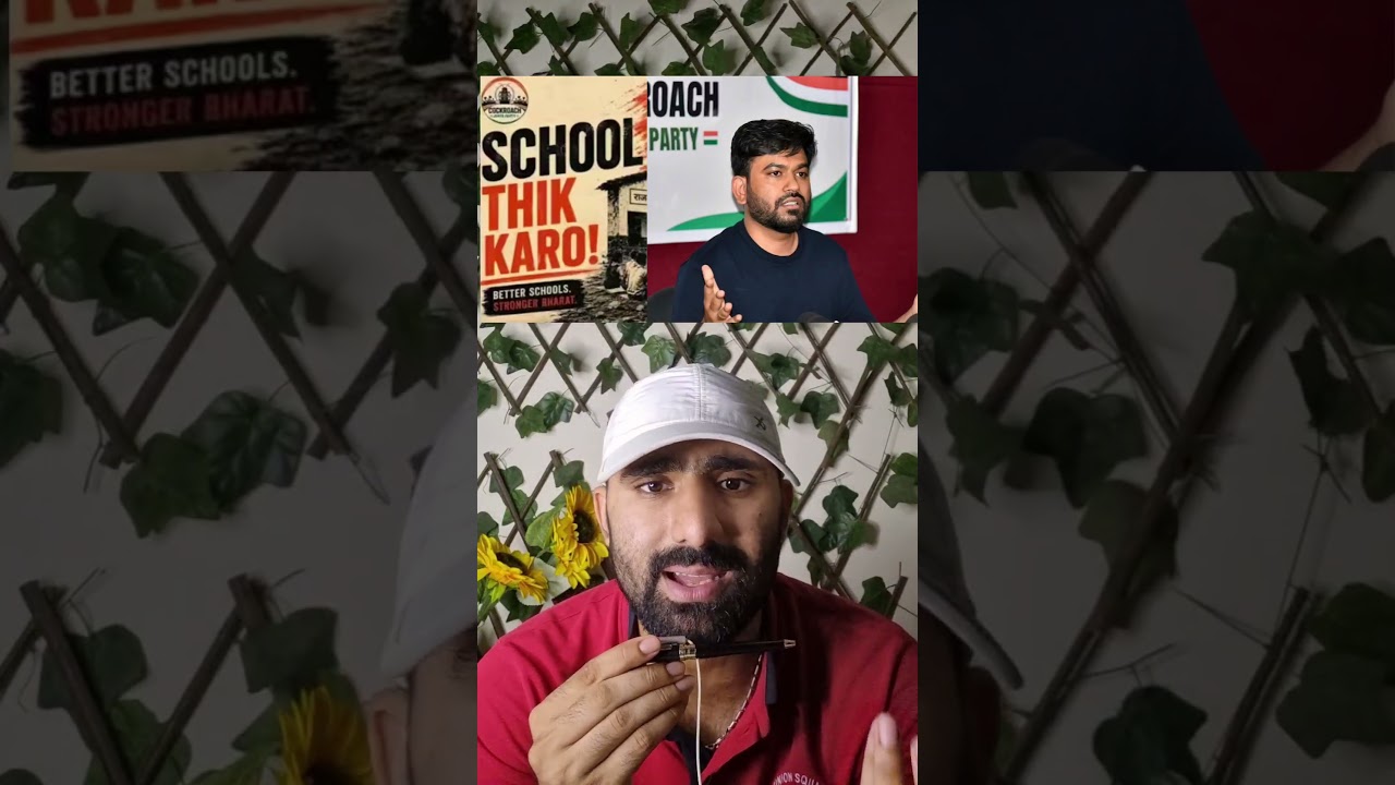 School thik karo movement by cockroach janta party | Attack on CJP #shorts