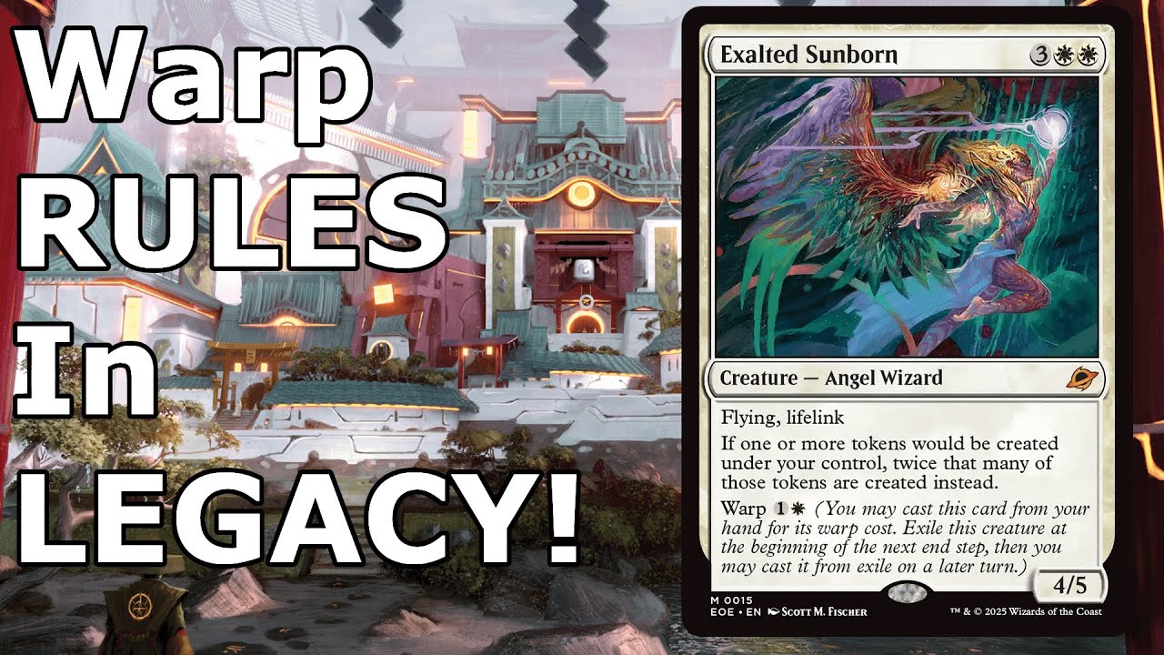 BEST DECK OF THE YEAR!  Mono White Warp (Legacy MTG)