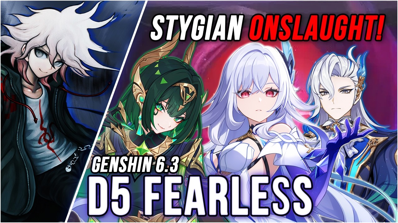 (Genshin 6.3) Stygian Onslaught Fearless V - [Nefer Lunarbloom, Skirk Freeze, Neuvillette Hyper]