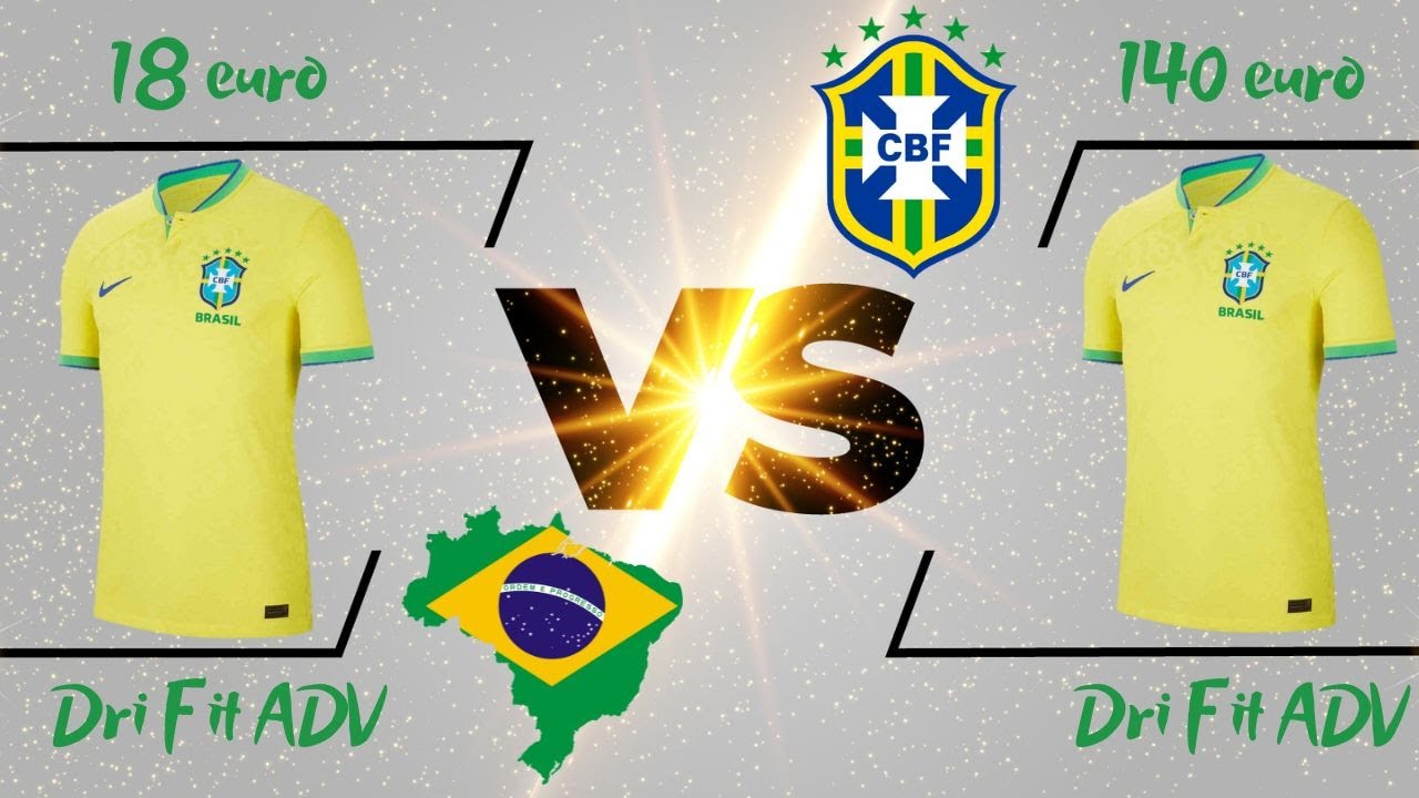 Unboxing Maillot Brésil Brasil Nike 22-23 Player Issue Authentic Dri Fit ADV Vrai v Fake