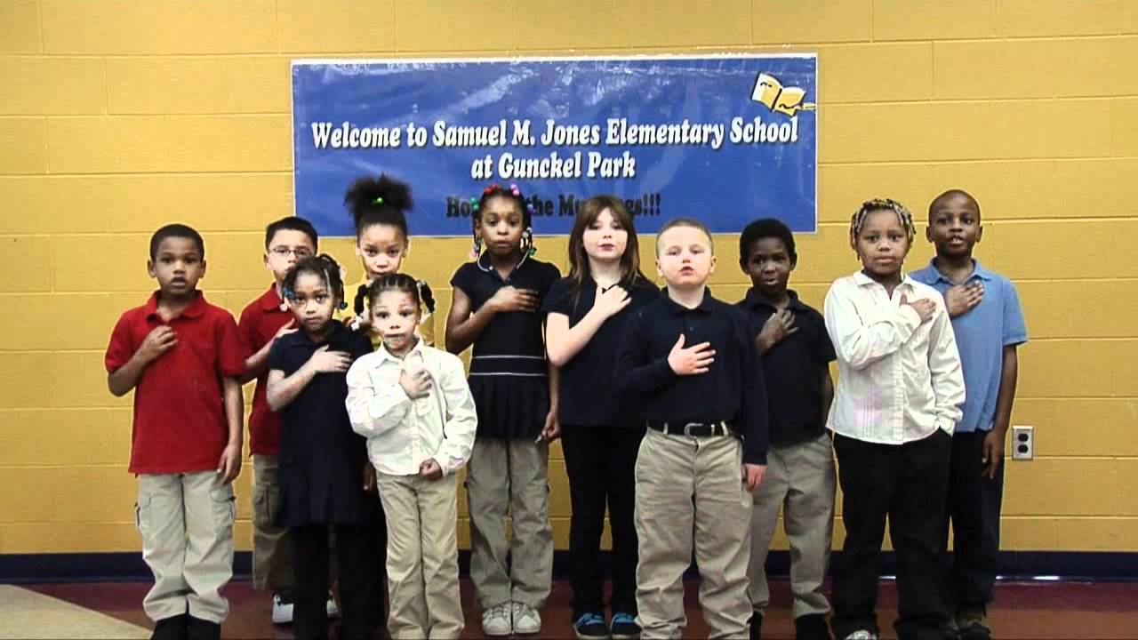 The Pledge: Samuel M. Jones Elementary Mrs. Dybala
