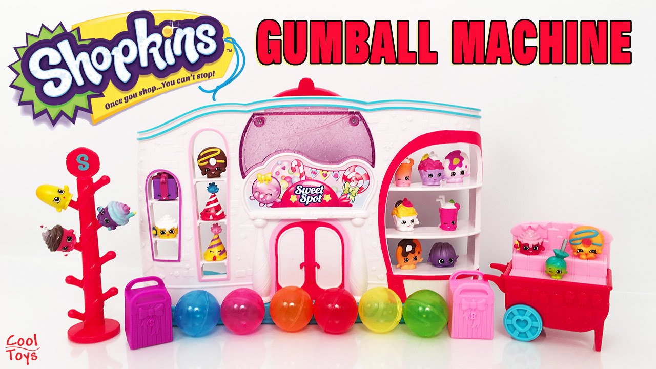 Shopkins Season 4 GUMBALL MACHINE Playset + 2 Exclusive Shopkins by CoolToys