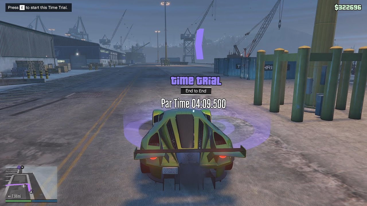 End to End - GTA V Time Trial using FMJ MK-V #timetrial #gtav