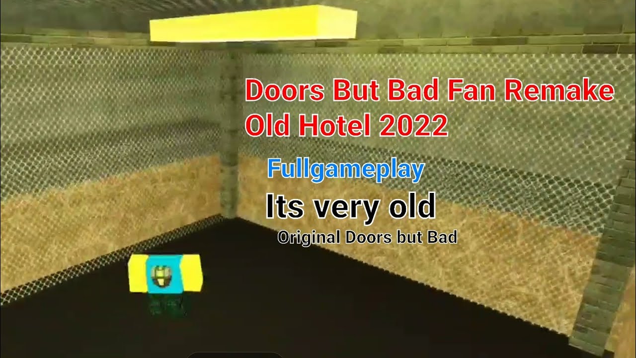 Roblox Doors but bad Fan Remake Old Version - Fullgameplay Part 5