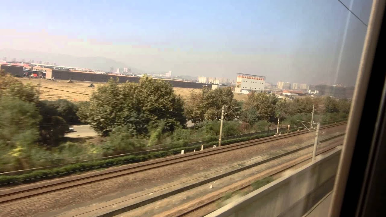 {CNR} Ride Shanghai&ndash;Nanjing Intercity Railway CRH2C train ( Suzhou - Wuxi )