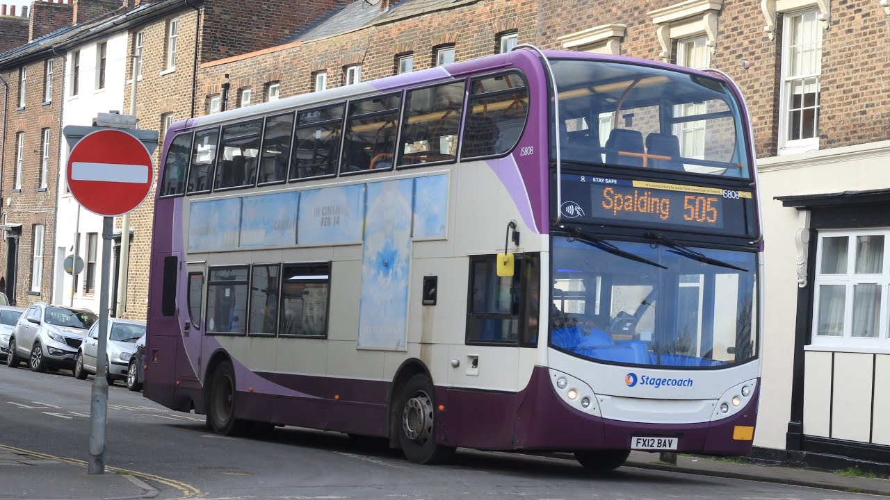 Route Visual | Stagecoach East Midlands | Route 505: Spalding - Kings Lynn | 15808 FX12 BAV