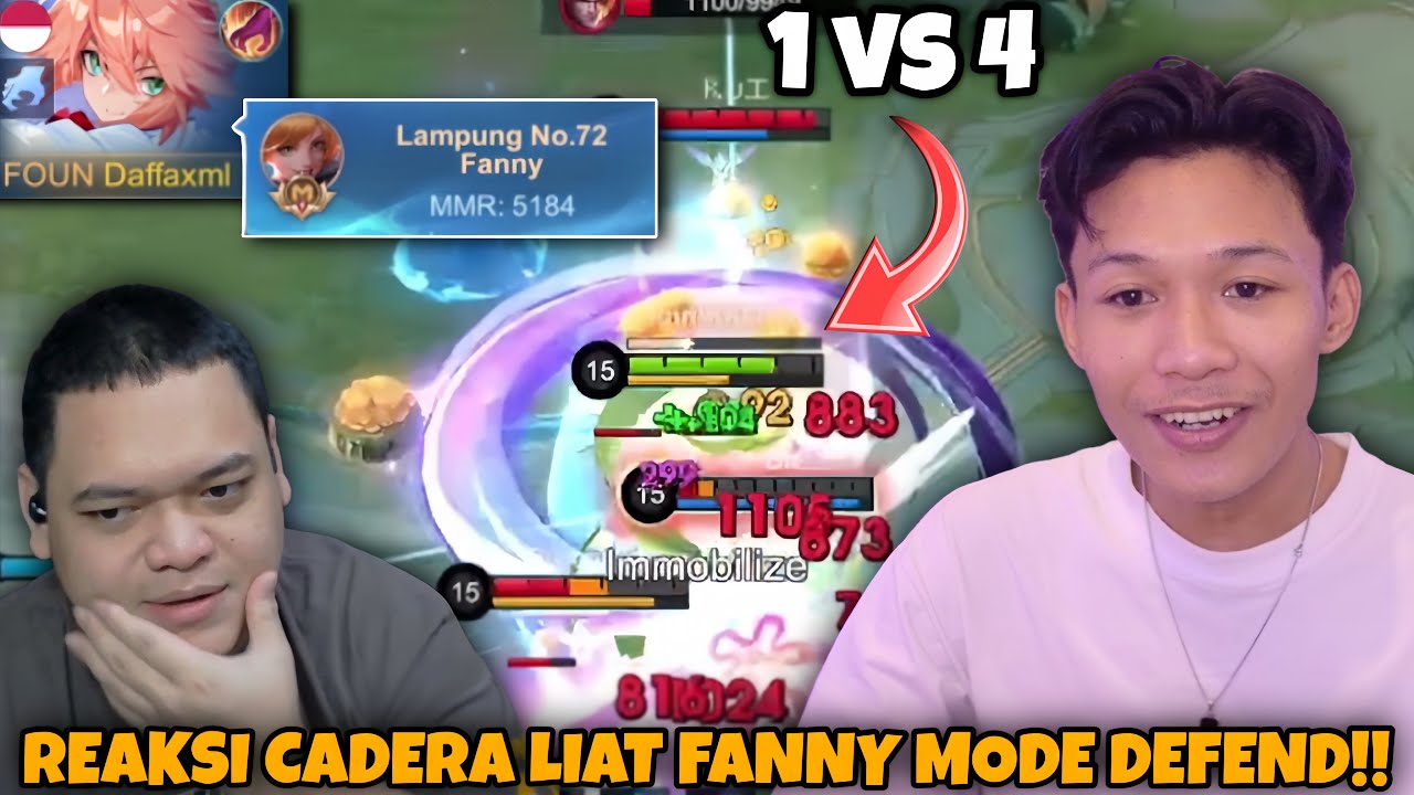 ORDER MABAR CADERA !! FANNY GUA GENDONG TEAM CADERA SAMPAI KAGUM !! - Mobile Legends