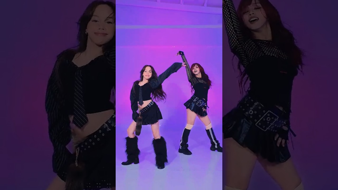 GNARLY dance break cover | INNAH BEE X MICHELLE GARCIA @katseyeworld #gnarly #KATSEYE #shorts