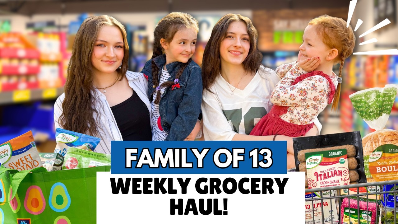Закупка продуктов в Aldi для большой семьи | Еженедельные покупки для семьи из 13 человек | Новин...
