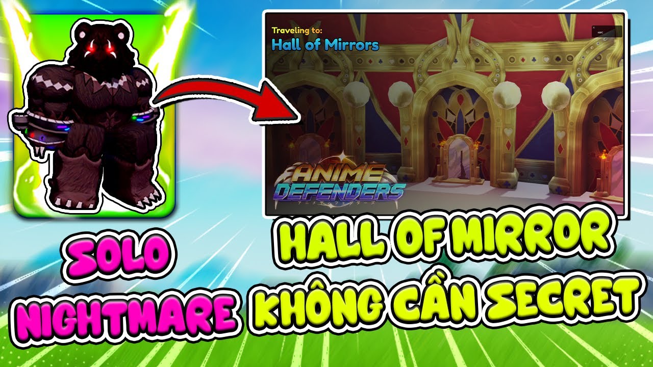 SOLO NIGHTMARE HALL OF MIRROR CHỈ VỚI 4 UNIT MYTHIC?! CÁCH SOLO CHẾ ĐỘ HOM KHÔNG CẦN DÙNG SECRET