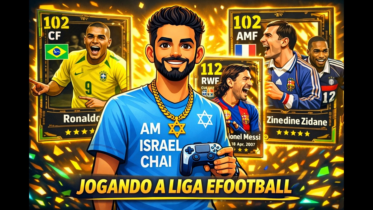 🔴R9,HENRY & ZIDANE...VEM AÍ? JOGANDO A LIGA EFOOTBALL🚀/ LIVE 131🏆